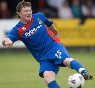 In action for Caley Thistle.