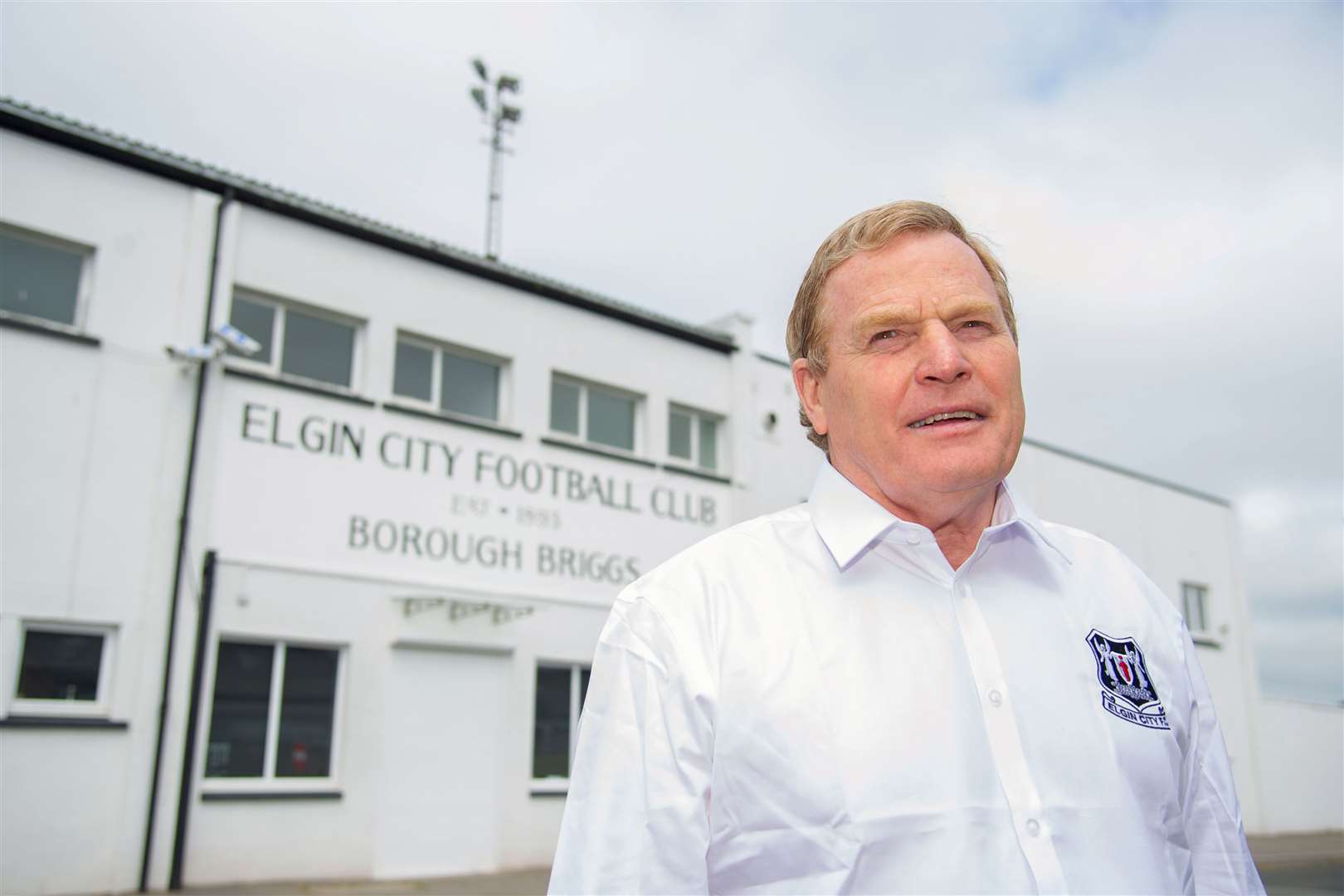 Elgin City Football Club chairman Graham Tatters. Picture: Daniel Forsyth.