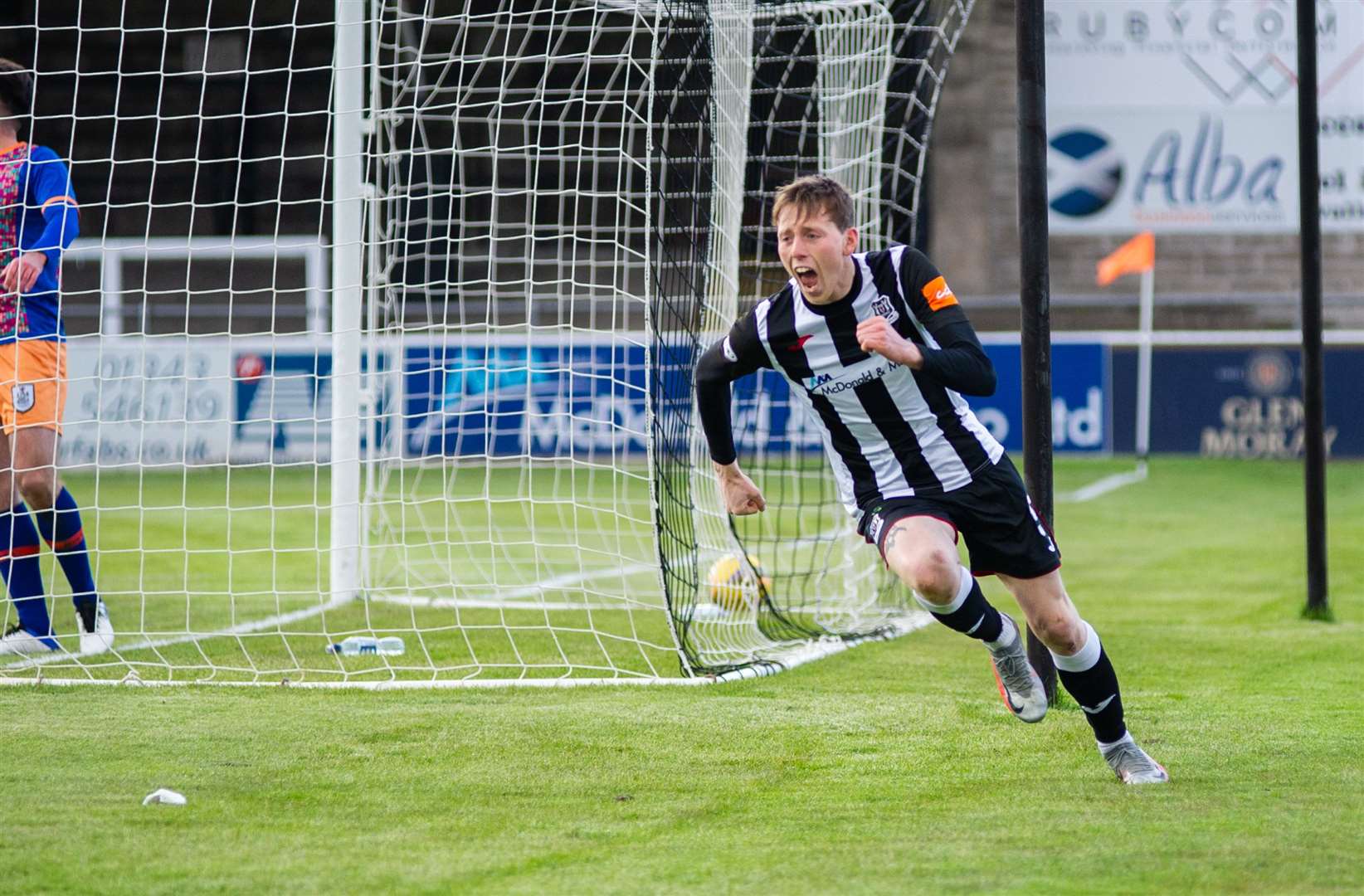 Kane Hester has notched a half century of goals for Elgin City. Picture: Daniel Forsyth..