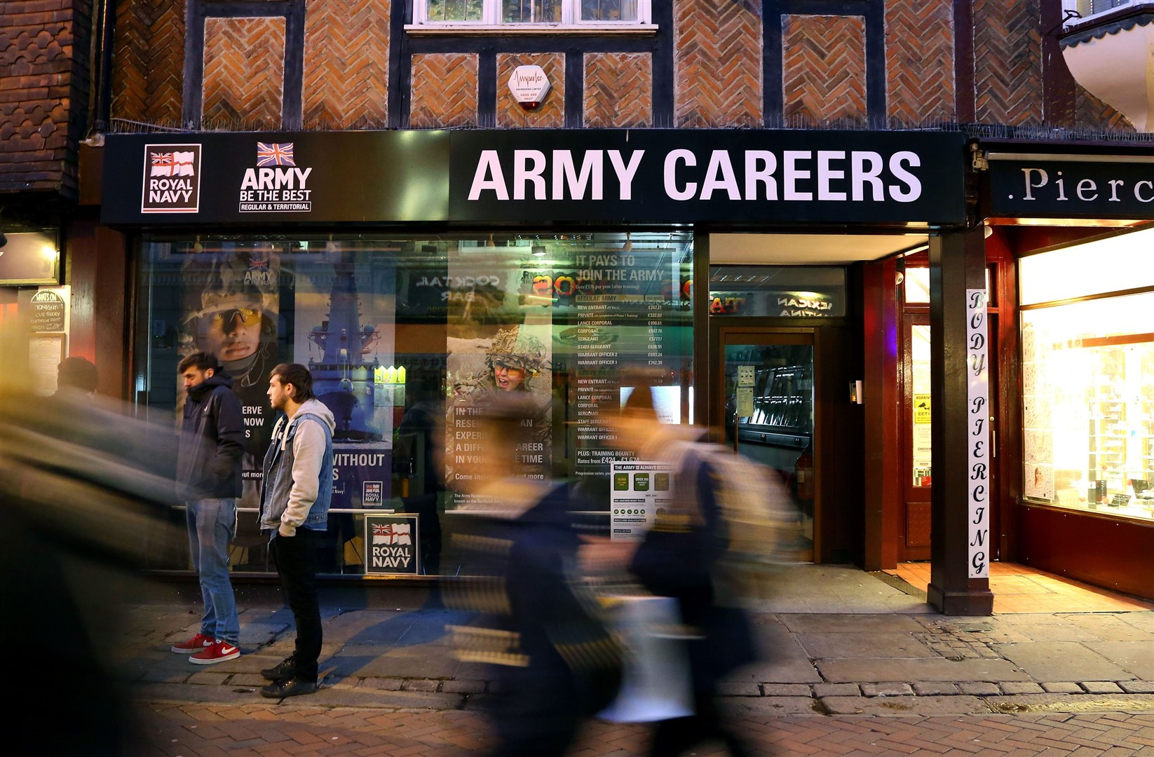 The Army careers office in Canterbury, Kent (Gareth Fuller/PA)