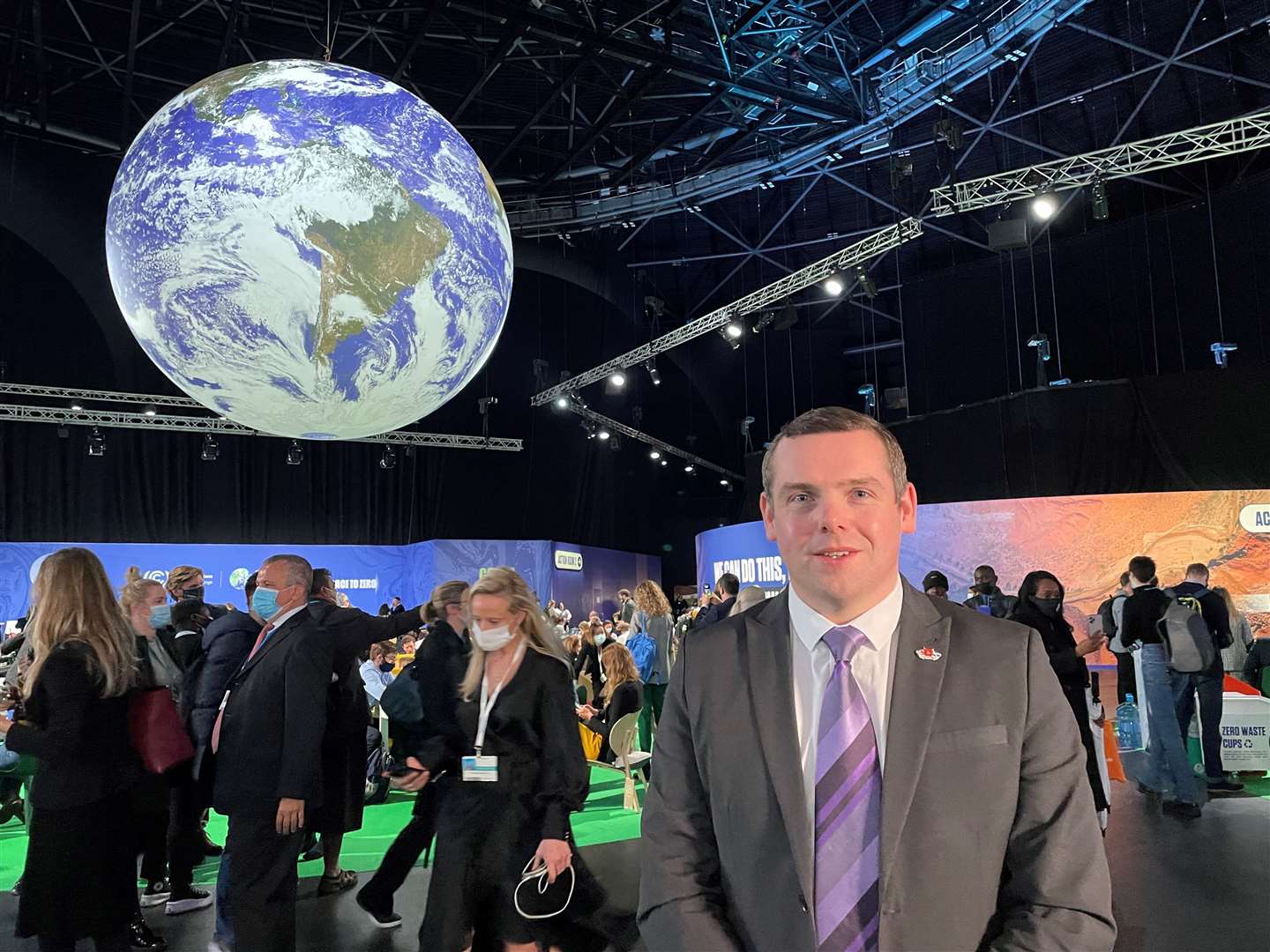 Douglas Ross at the COP26 event.