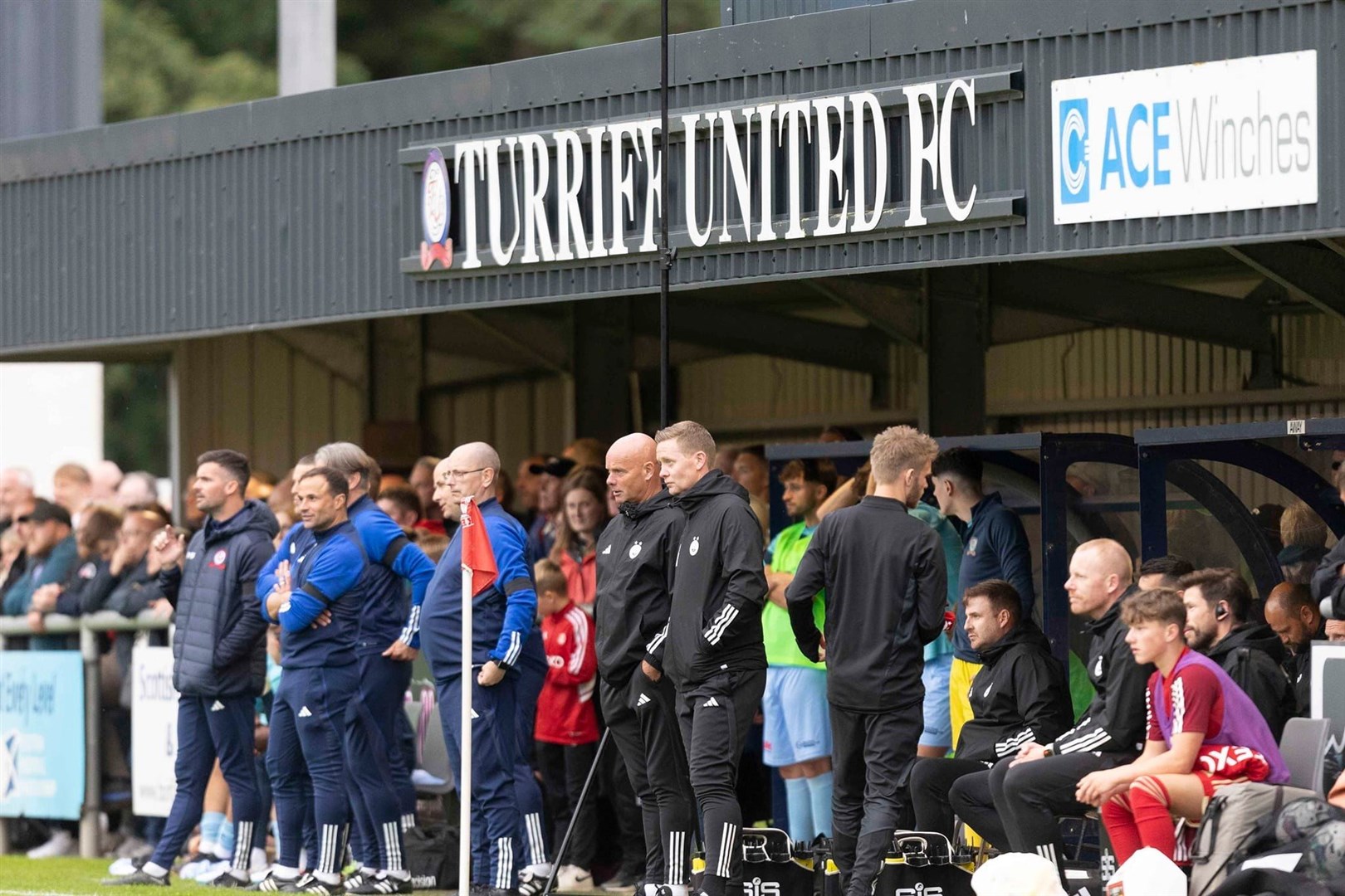Aberdeen took on Turriff United in pre-season at The Haughs.