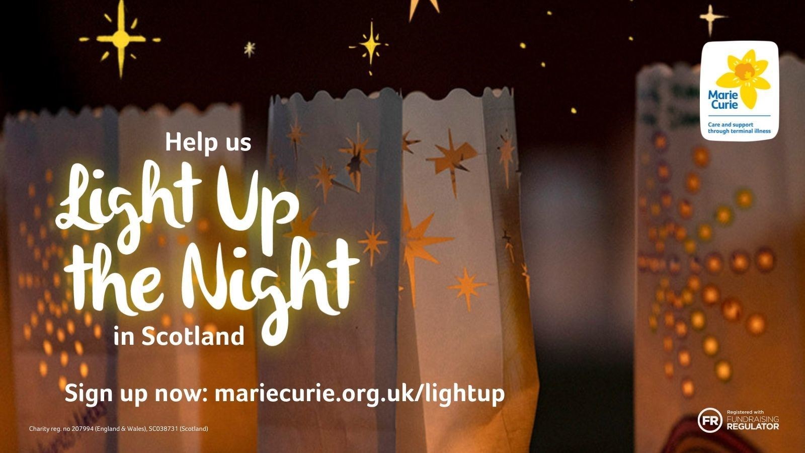 Marie Curie have launched their festive fund-raiser Light Up the Night.