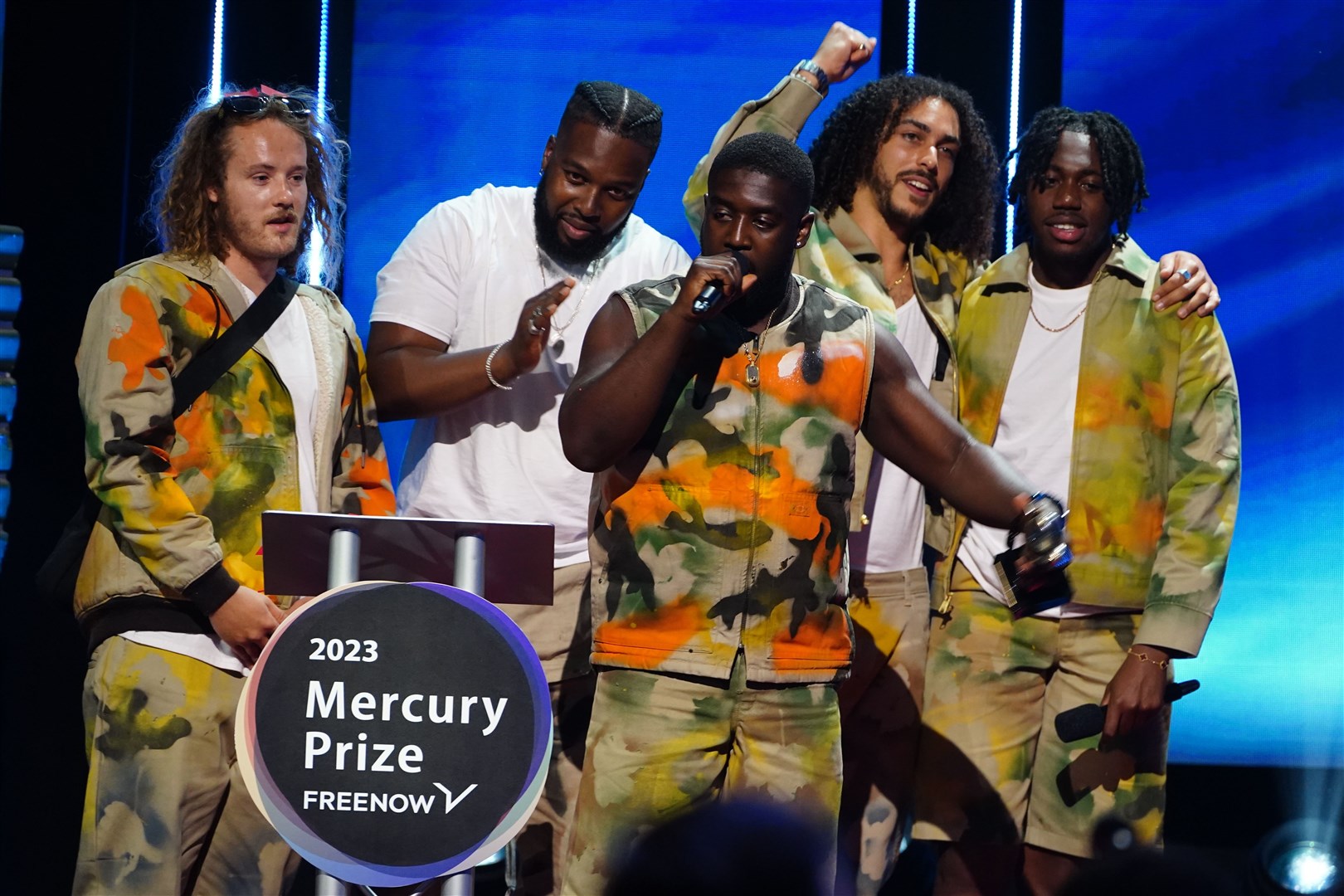 Ezra Collective win the 2023 Mercury Prize with their second studio album Where I’m Meant To (Ian West/PA)