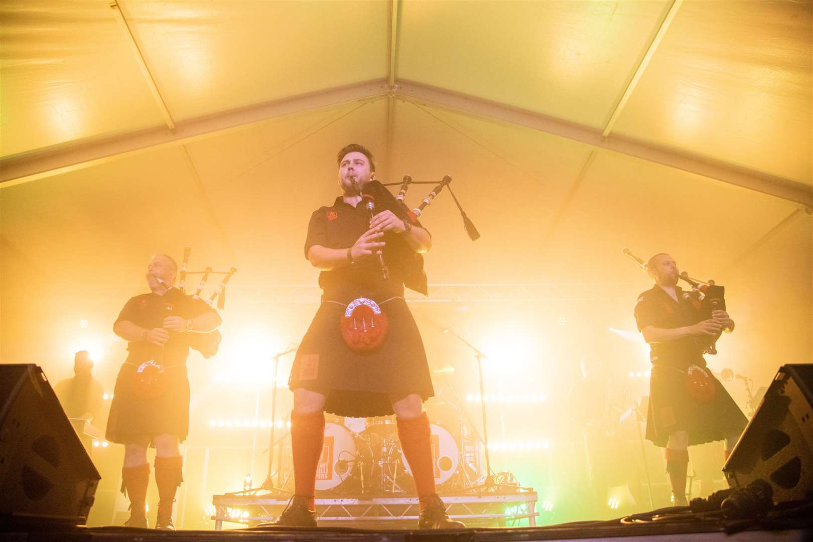 James Harper of the Red Hot Chilli Pipers. Picture: Daniel Forsyth