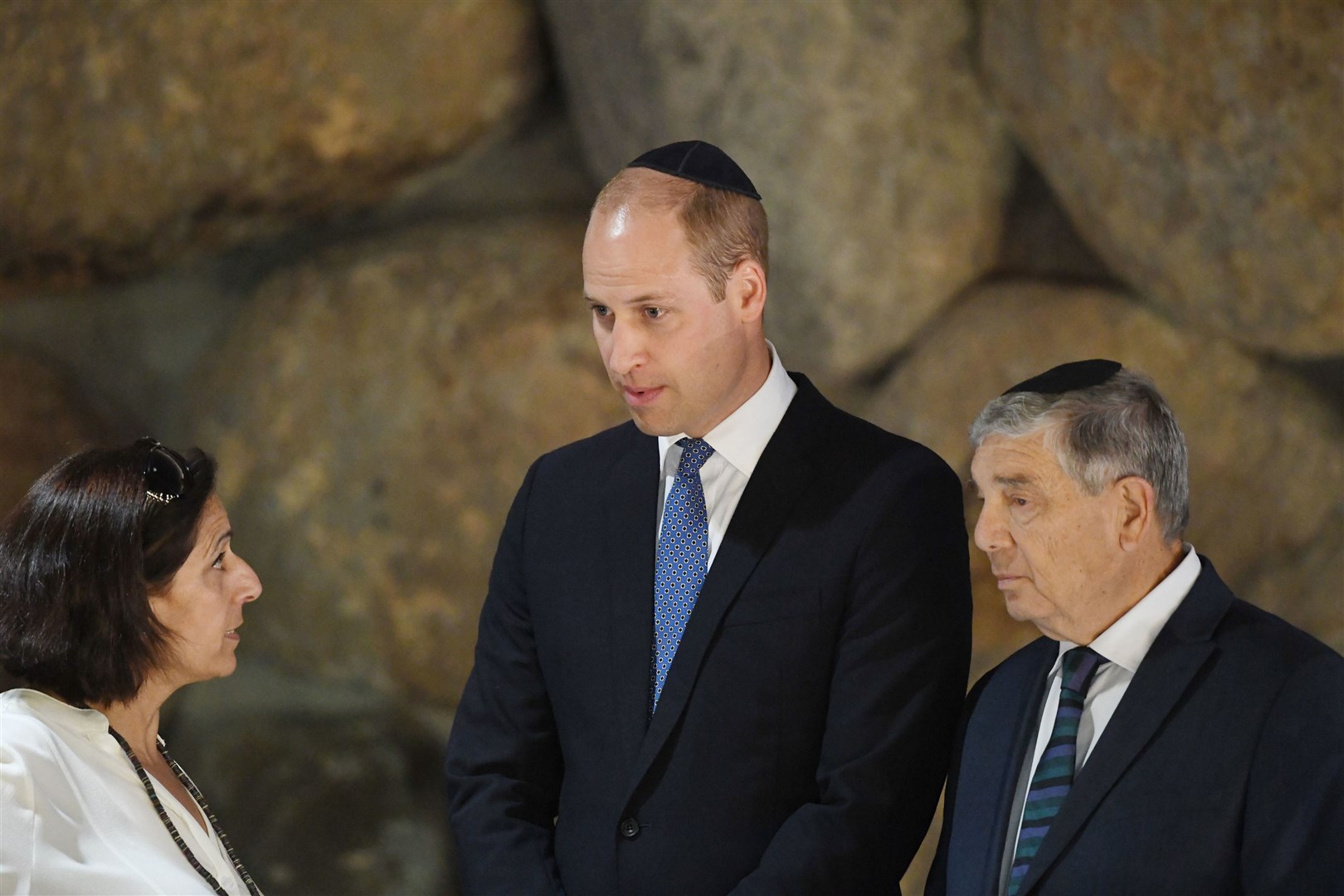 William visited the Yad Vashem Holocaust Memorial and Museum in Jerusalem in 2018 (Joe Giddens/PA)