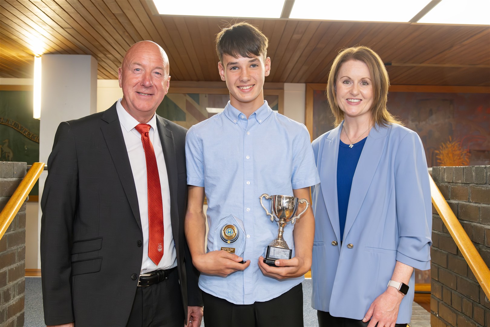 Leo Grant was intermediates' player of the year. Picture: Beth Taylor.