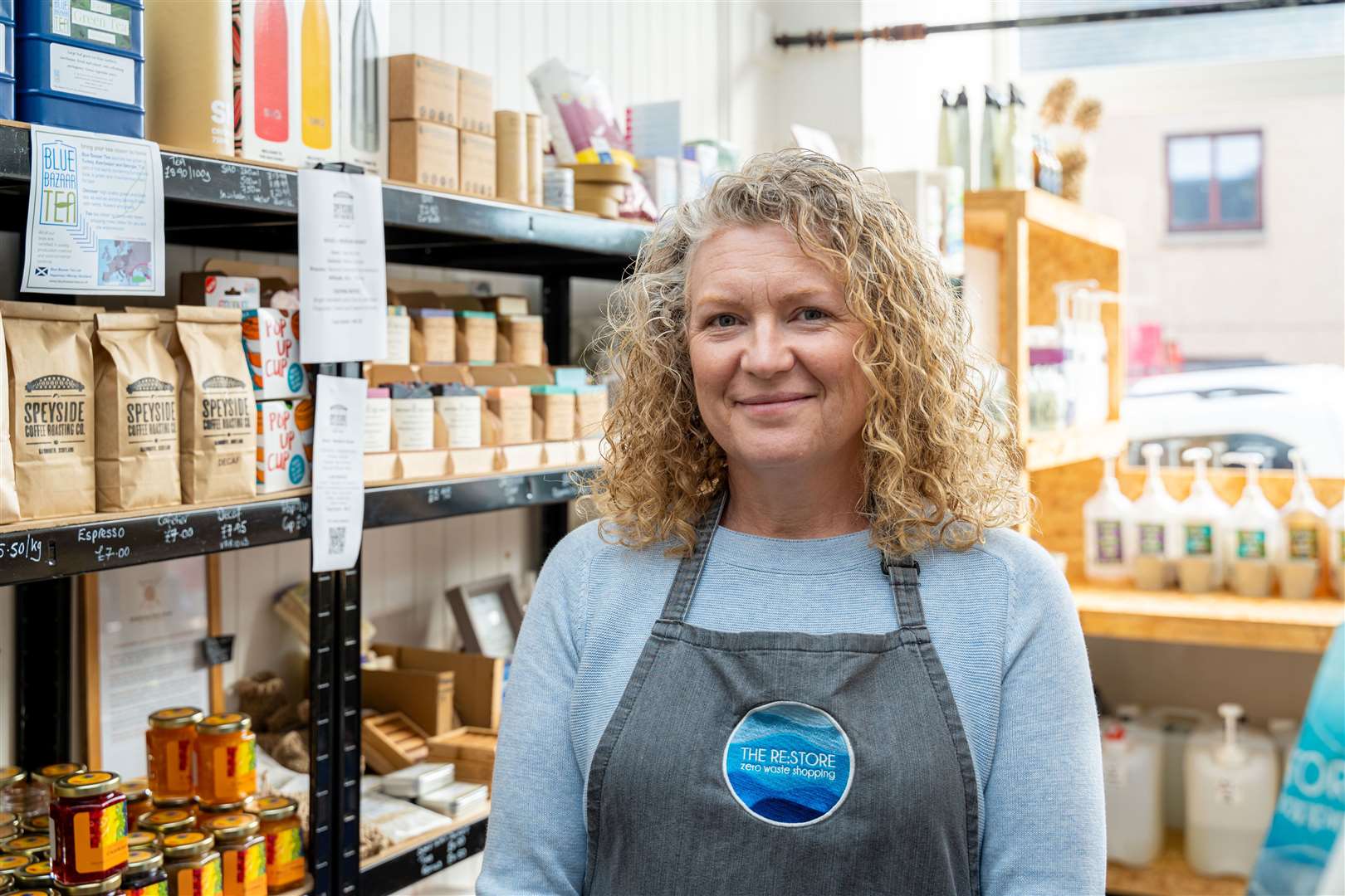 Alison Ruickbie, owner of The Re:Store Moray, which is based in Lossiemouth.