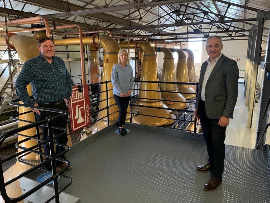Moray MSP Richard Lochhead on a previous visit to Cardhu distillery.