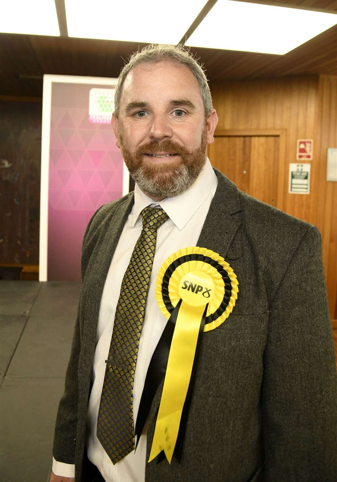 Scott Lawrence received the highest number of votes in Forres. Picture: Becky Saunderson