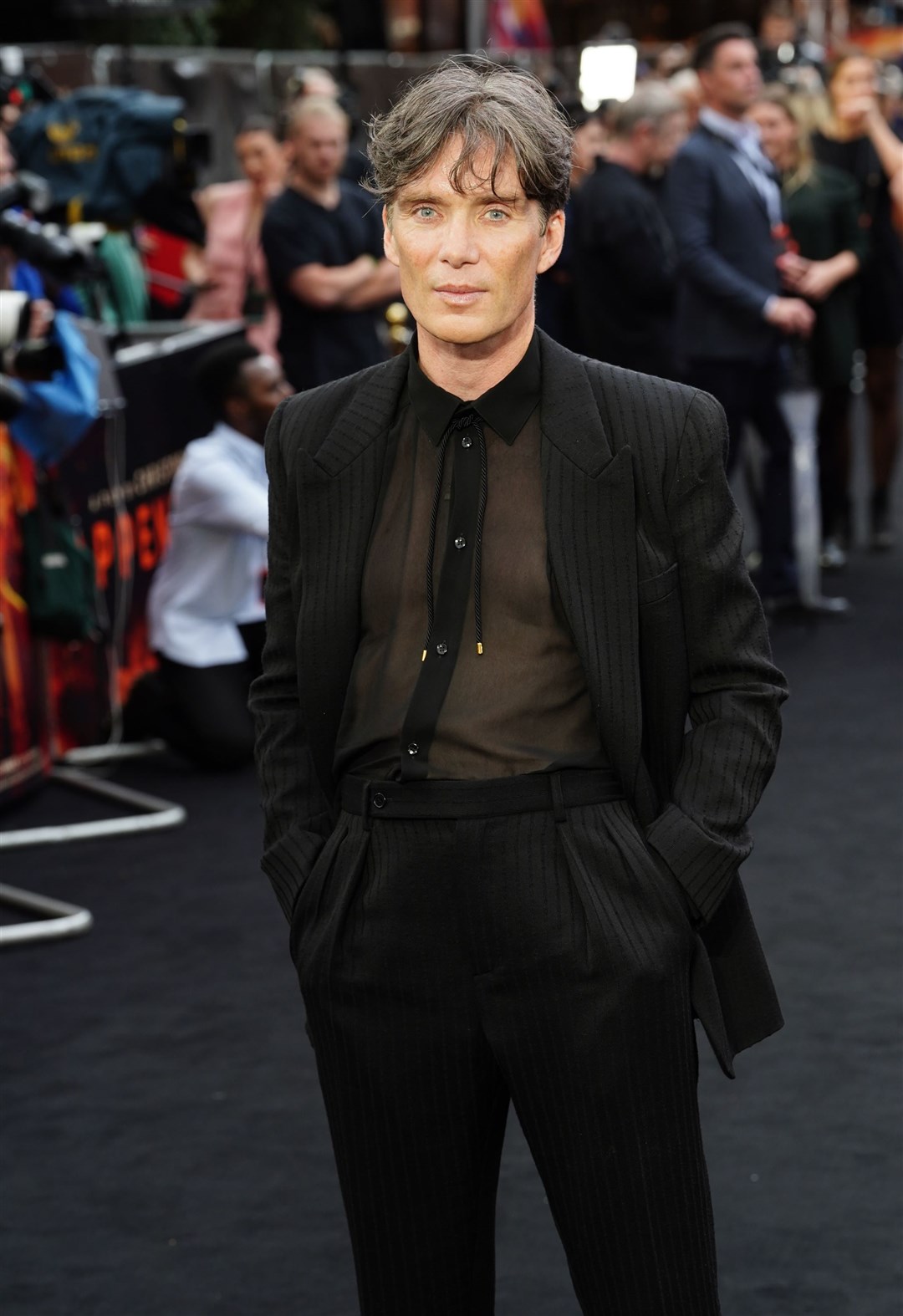 Cillian Murphy arrives for the UK premiere of Oppenheimer at the Odeon Luxe, Leicester Square, London (Ian West/PA)