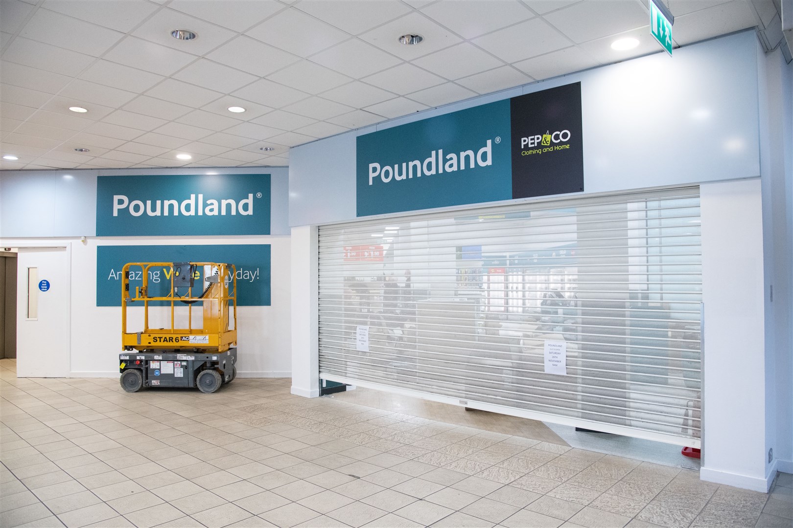 Poundland in Elgin is set to reopen on Saturday. Picture: Daniel Forsyth