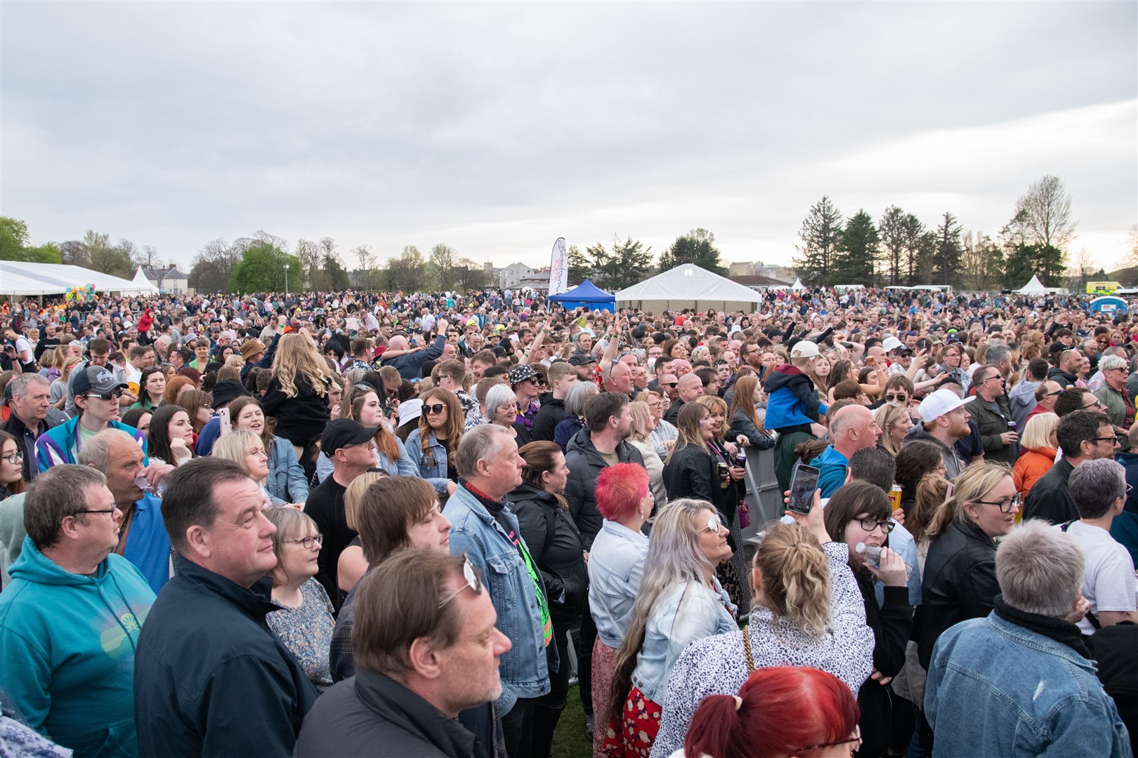 Crowds...The first MacMoray Festival held at Cooper Park, Elgin on Saturday 16th April 2022...Picture: Daniel Forsyth..