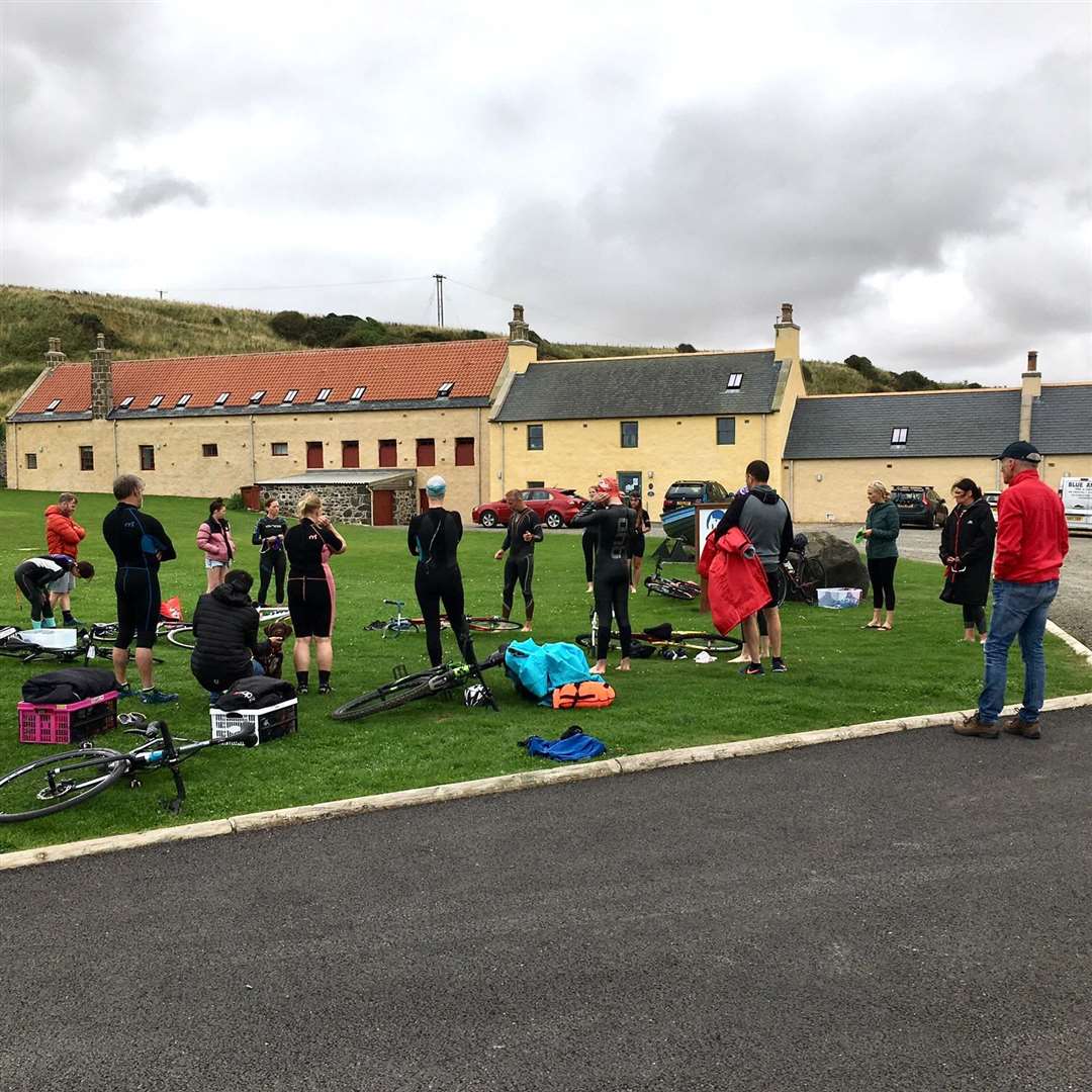 The Aurora club getting people involved in triathlon in Portsoy