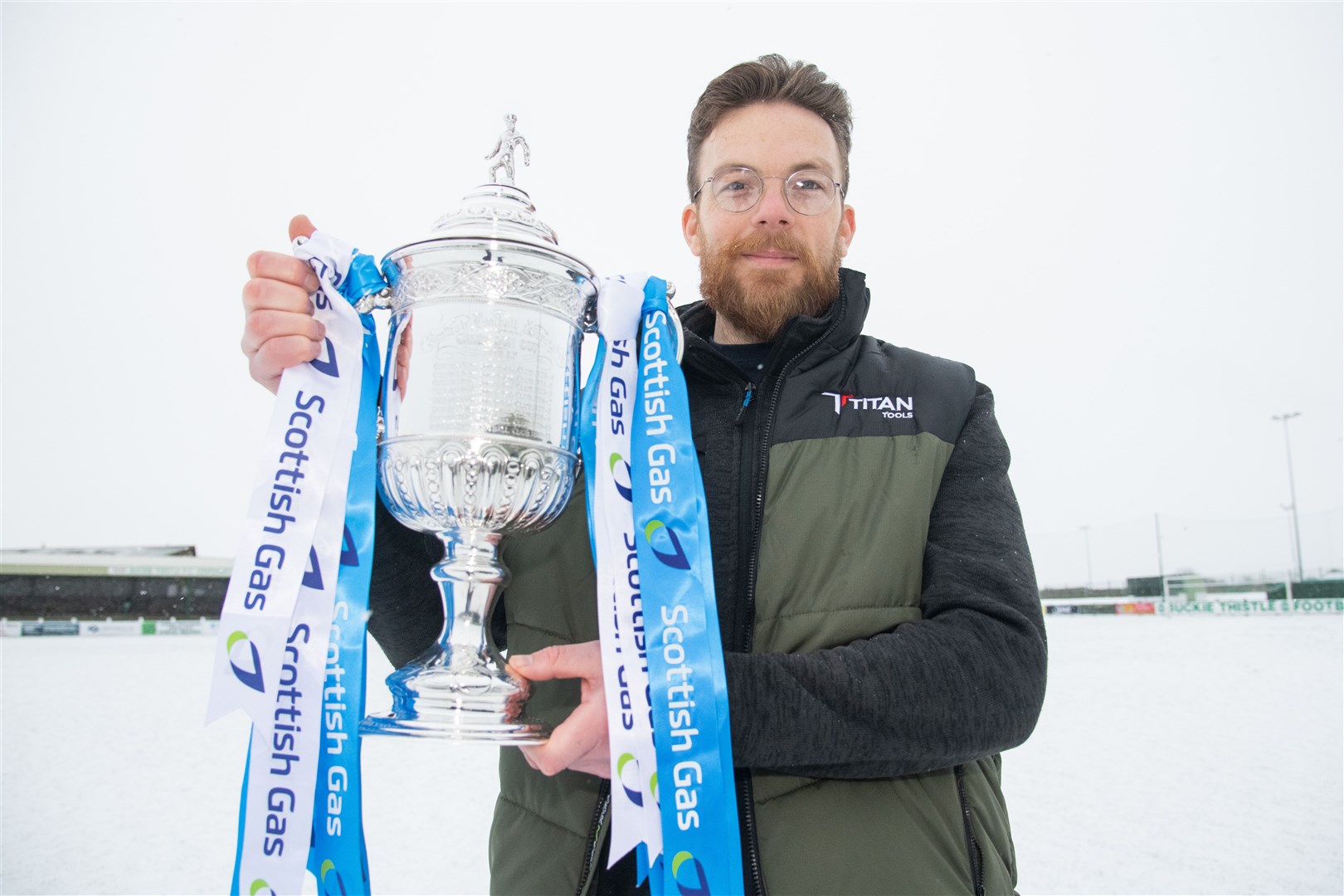 Buckie Thistle defender Hamish Munro...The Scottish Gas Scottish Cup arrives at a snow-covered Victoria Park ahead of Buckie Thistle's fouth round match with Glasgow Celtic...Picture: Daniel Forsyth..