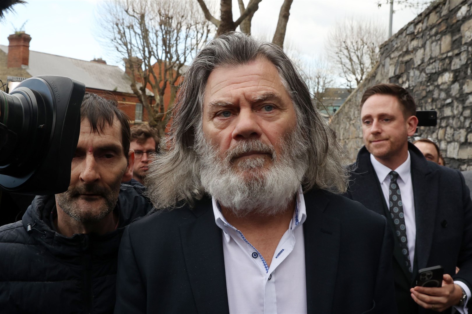 Gerry ‘The Monk’ Hutch outside the Special Criminal Court in Dublin on Monday (Sam Boal/PA)