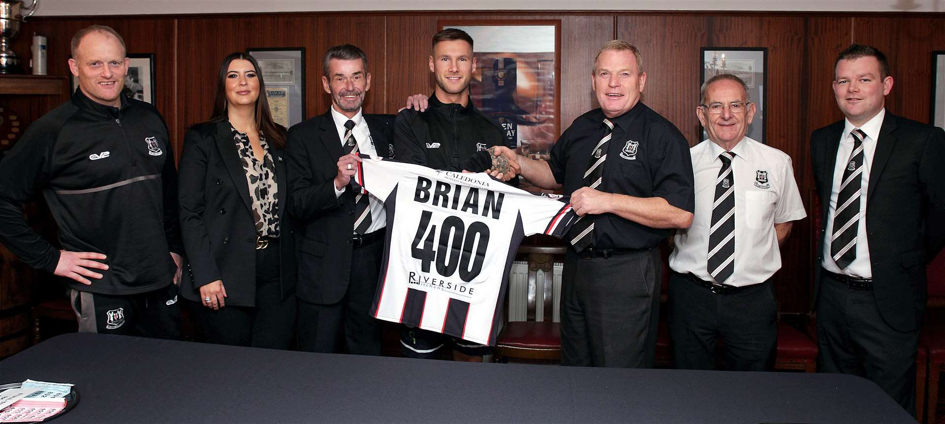 Brian Cameron made his 400th appearance for Elgin City in 2019. Photo: Bob Crombie