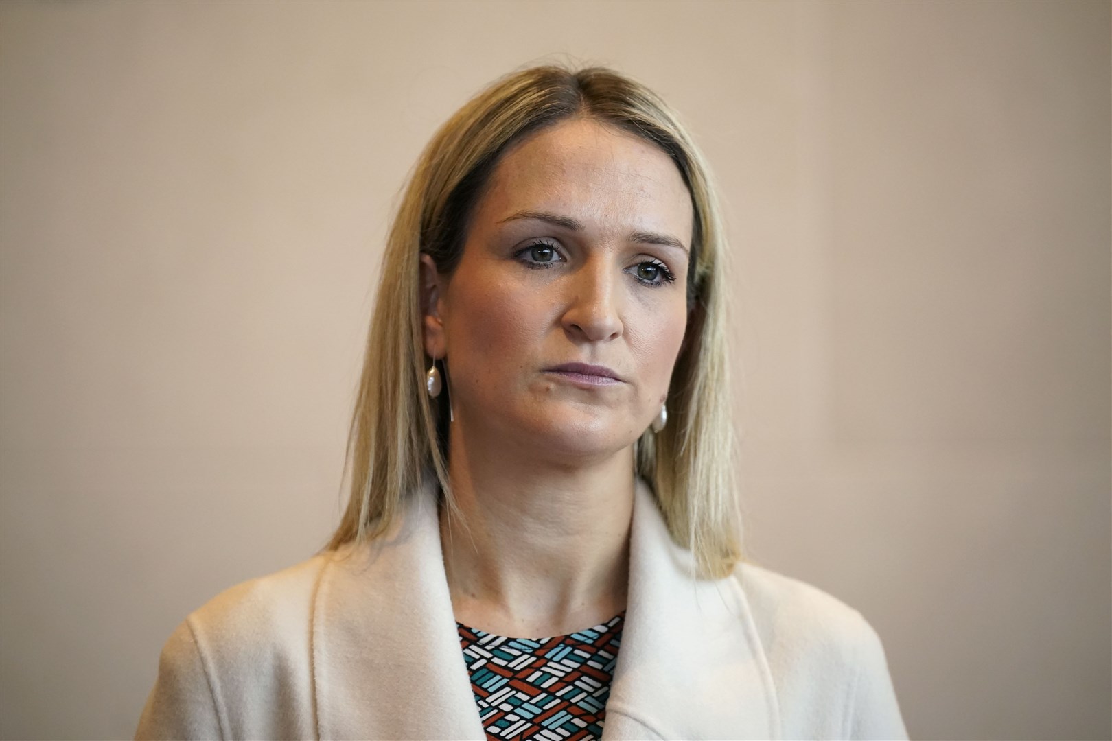 Justice Minister Helen McEntee has ruled herself out of the running to replace Leo Varadkar (Niall Carson/PA)