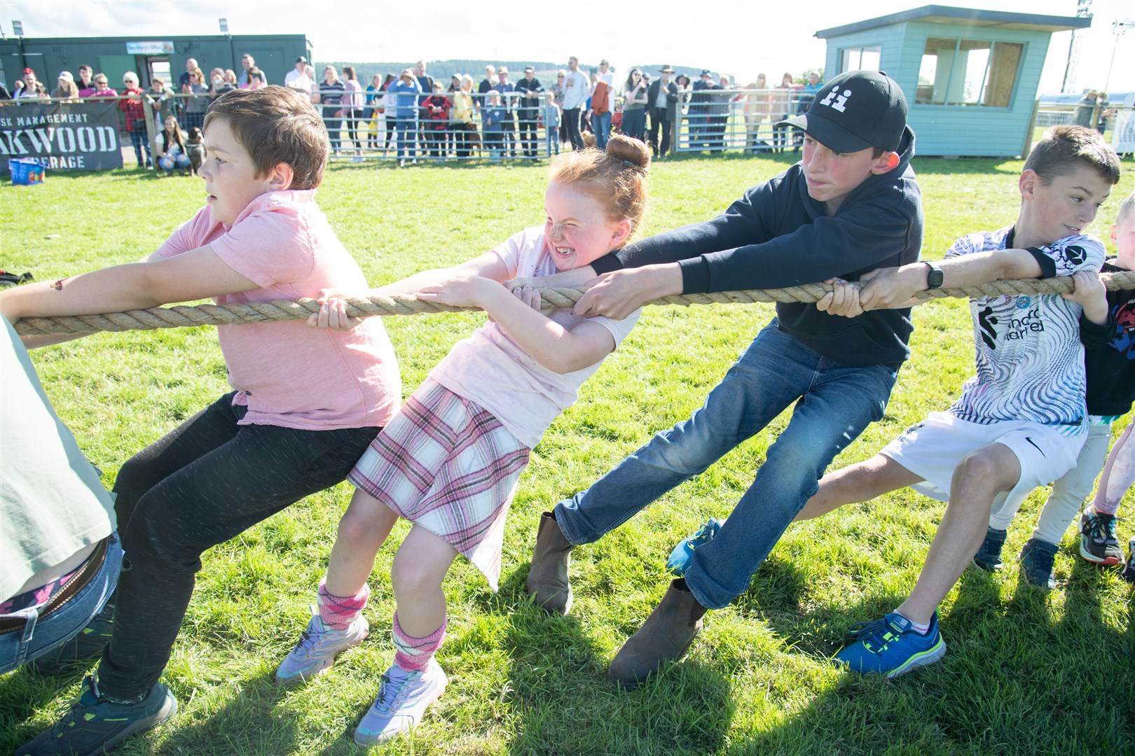 The children's Tug O' War was a big hit. Picture: Daniel Forsyth..
