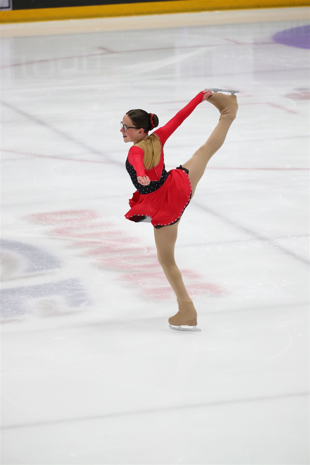 Emilie Lawson's routine earned the bronze medal.