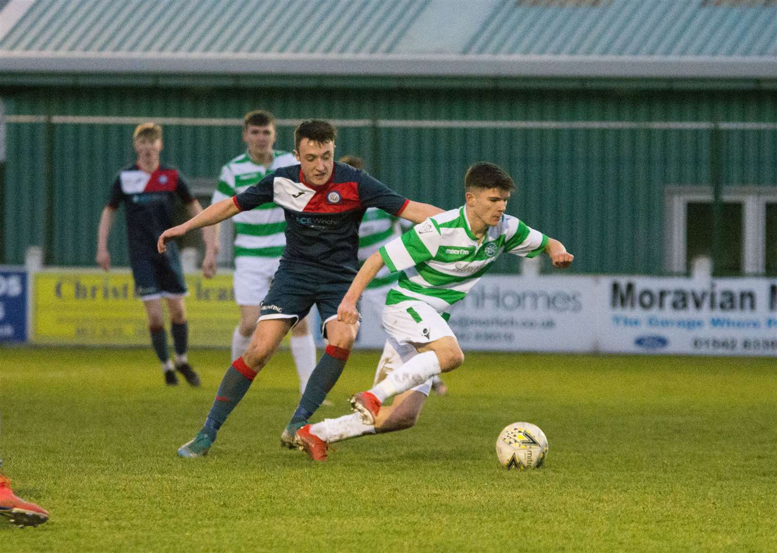 Marcus Goodall in action against Turriff United... Picture: Becky Saunderson