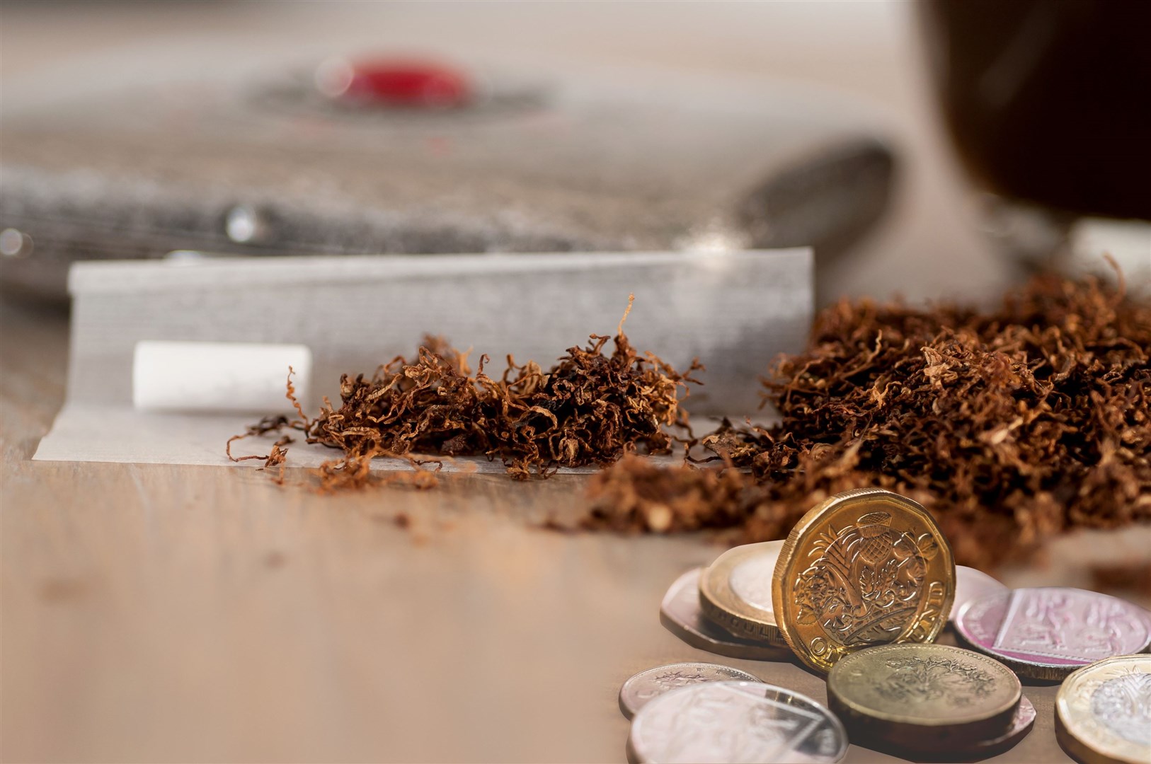 Around £2000 of illegal tobacco was seized.