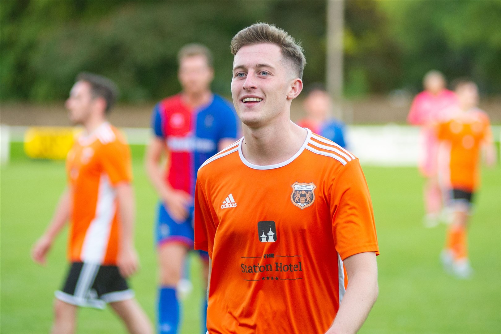 A popular player at Rothes, Dale Wood has been signed by Forres Mechanics. Photo: Daniel Forsyth.
