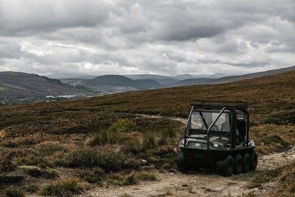 An ATV in the Cairngorms.