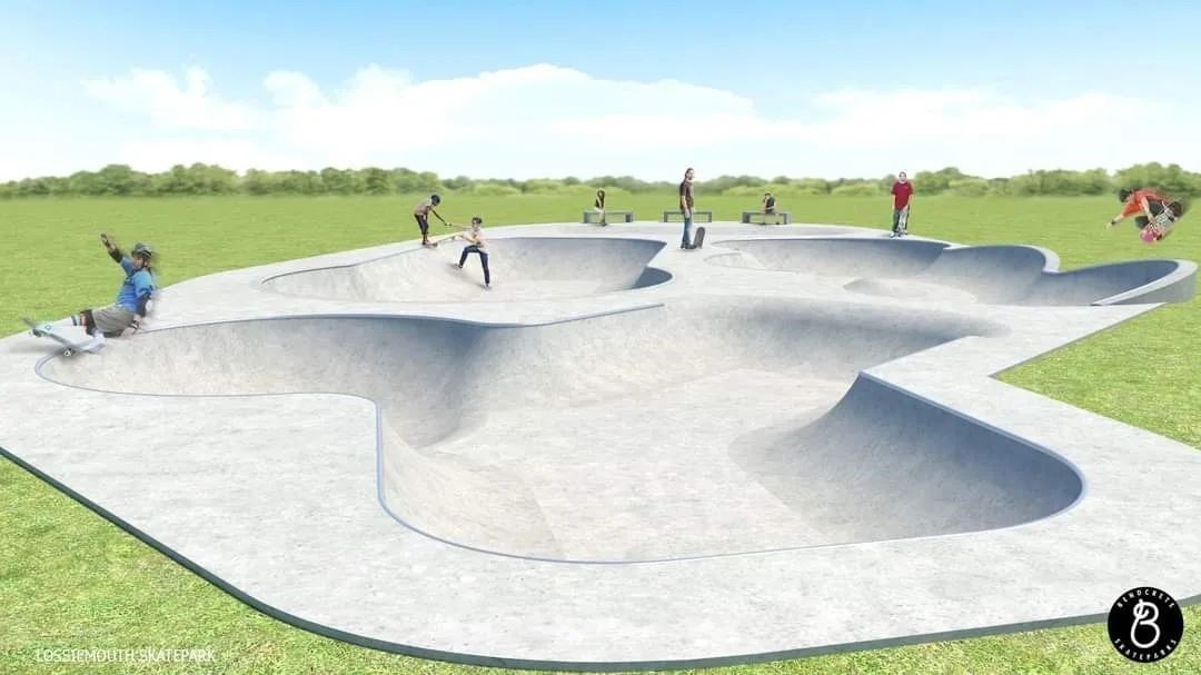 Bendcrete Skateparks will build the surf style skatepark in Lossiemouth. Picture: Bendecrete Skateparks