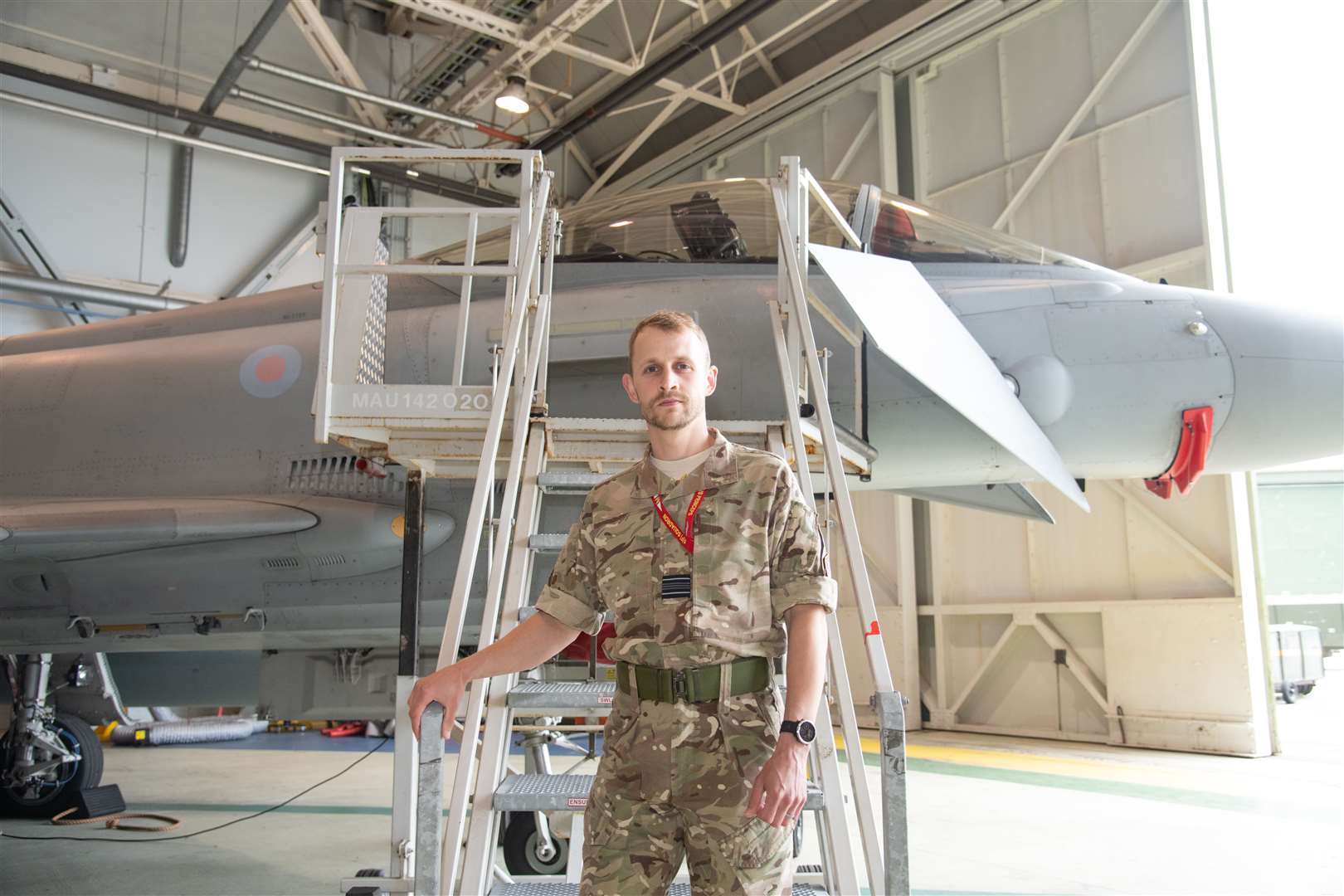 Sqn Ldr Owen Edward...Personnel from RAF Lossiemouth have returned to Scotland after a four-month air policing deployment in Estonia...Picture: Daniel Forsyth..