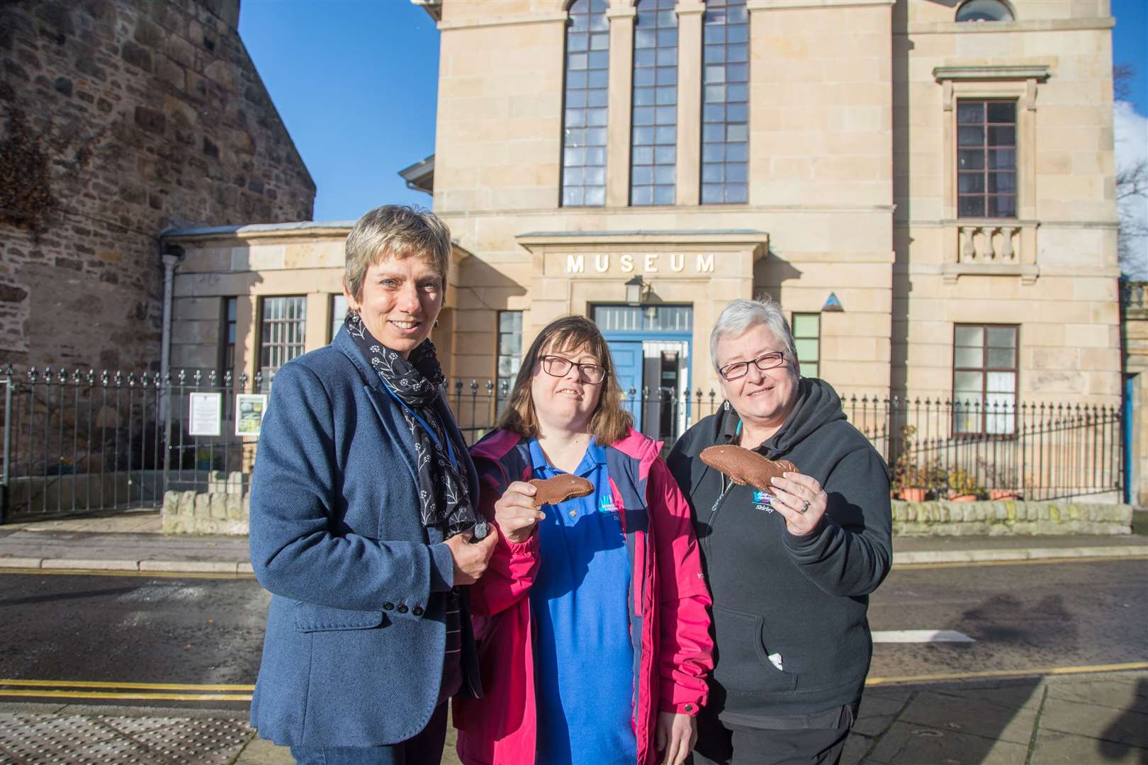 Elgin Museum has received funding of £23,270 from Weston Loan Program. Left to right: Elgin Museum's Alison Wright, trainee with Moray Reach Out Diane Cameron and Shirley Nicoll of Moray Reach Out. Picture: Becky Saunderson