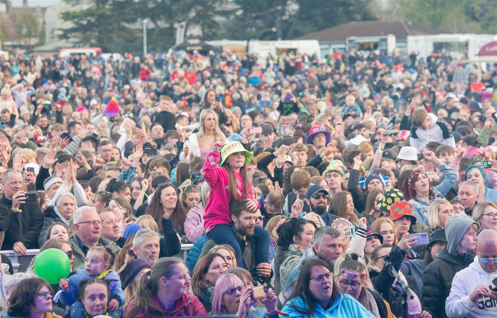 Crowds enjoy the 2023 MacMoray Music Festival, held at Cooper Park, Elgin. ..Picture: Daniel Forsyth..