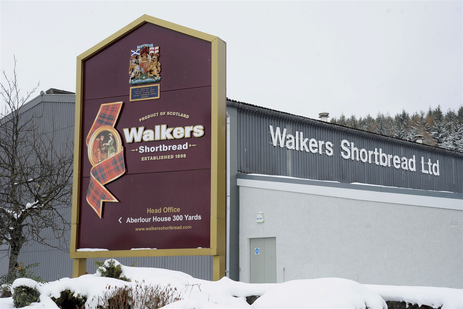 Walkers Shortbread factory in Aberlour.