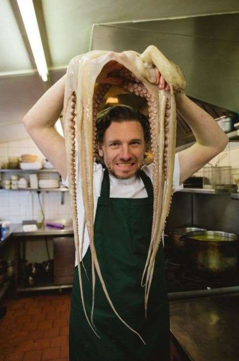 Former Keith pupil Justin Sharp, now head chef and owner of the Pea Porridge restaurant in Bury St Edmonds, Suffolk.