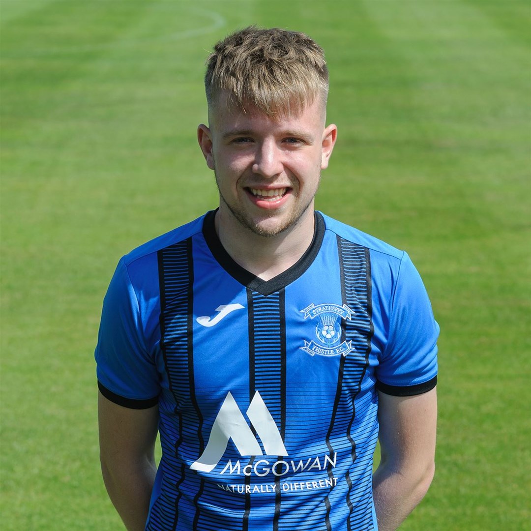 Jake Thomson has joined the club having had a loan spell with Strathspey Thistle last season. Picture: Stewart Grant