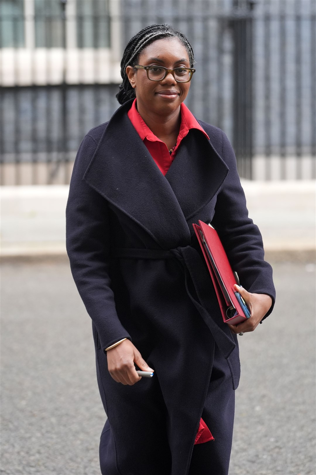 Business Secretary Kemi Badenoch leaving Downing Street (Yui Mok/PA)
