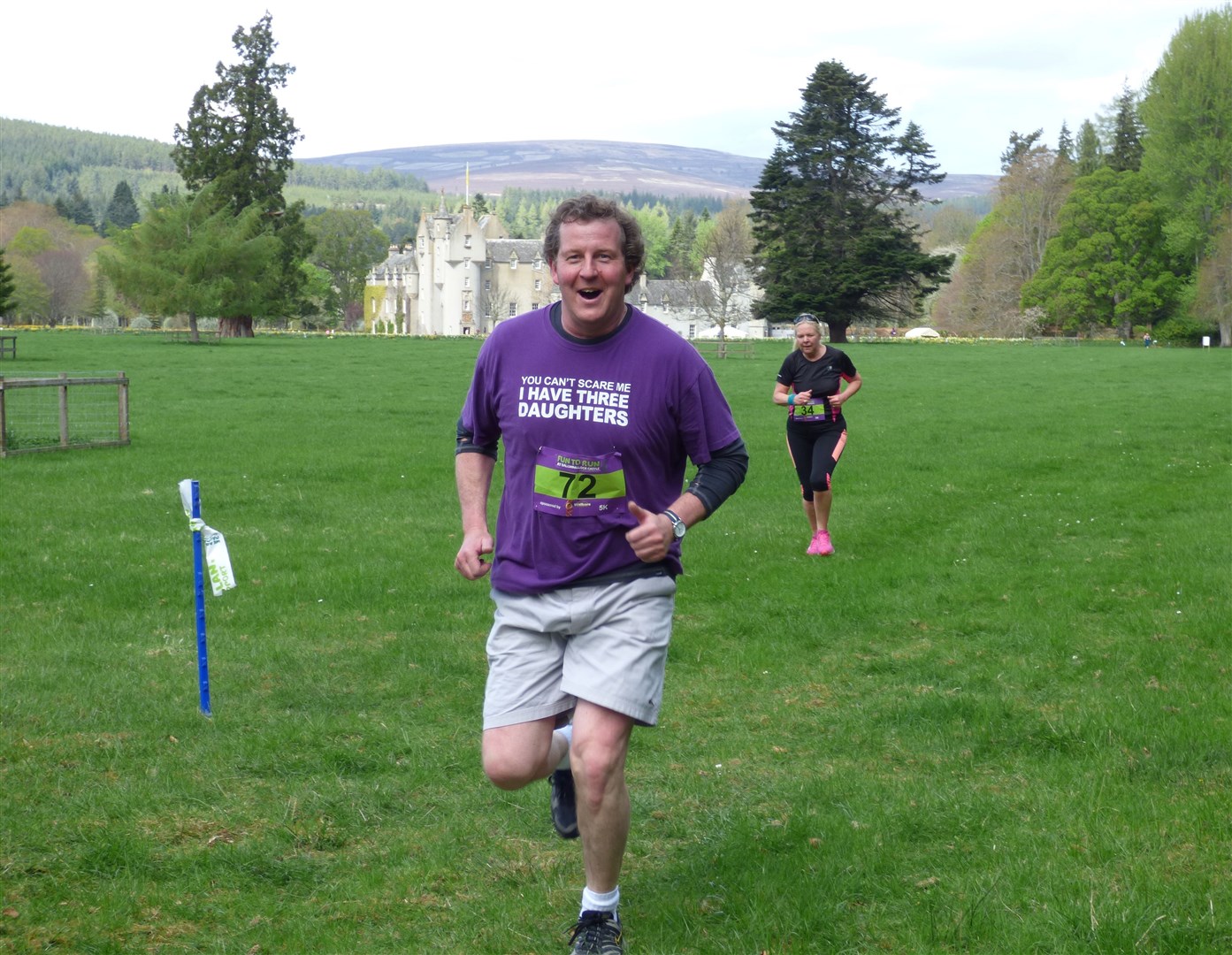 Guy Macpherson-Grant on a training run.