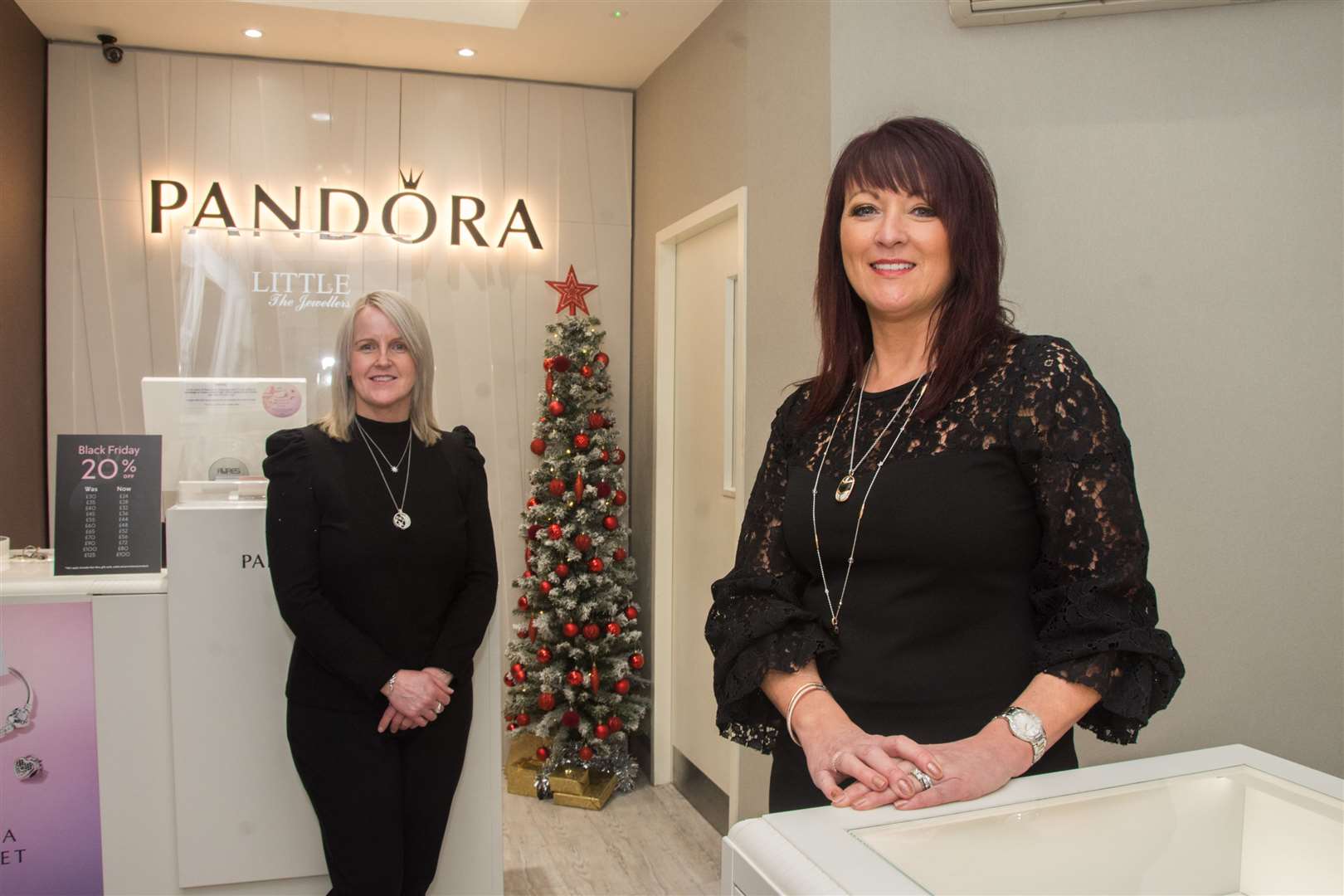 Sales advisor Nicky McKerron (L) and managing director Karen Mackay. Little The Jewellers for Advert 2020. Picture: Becky Saunderson.