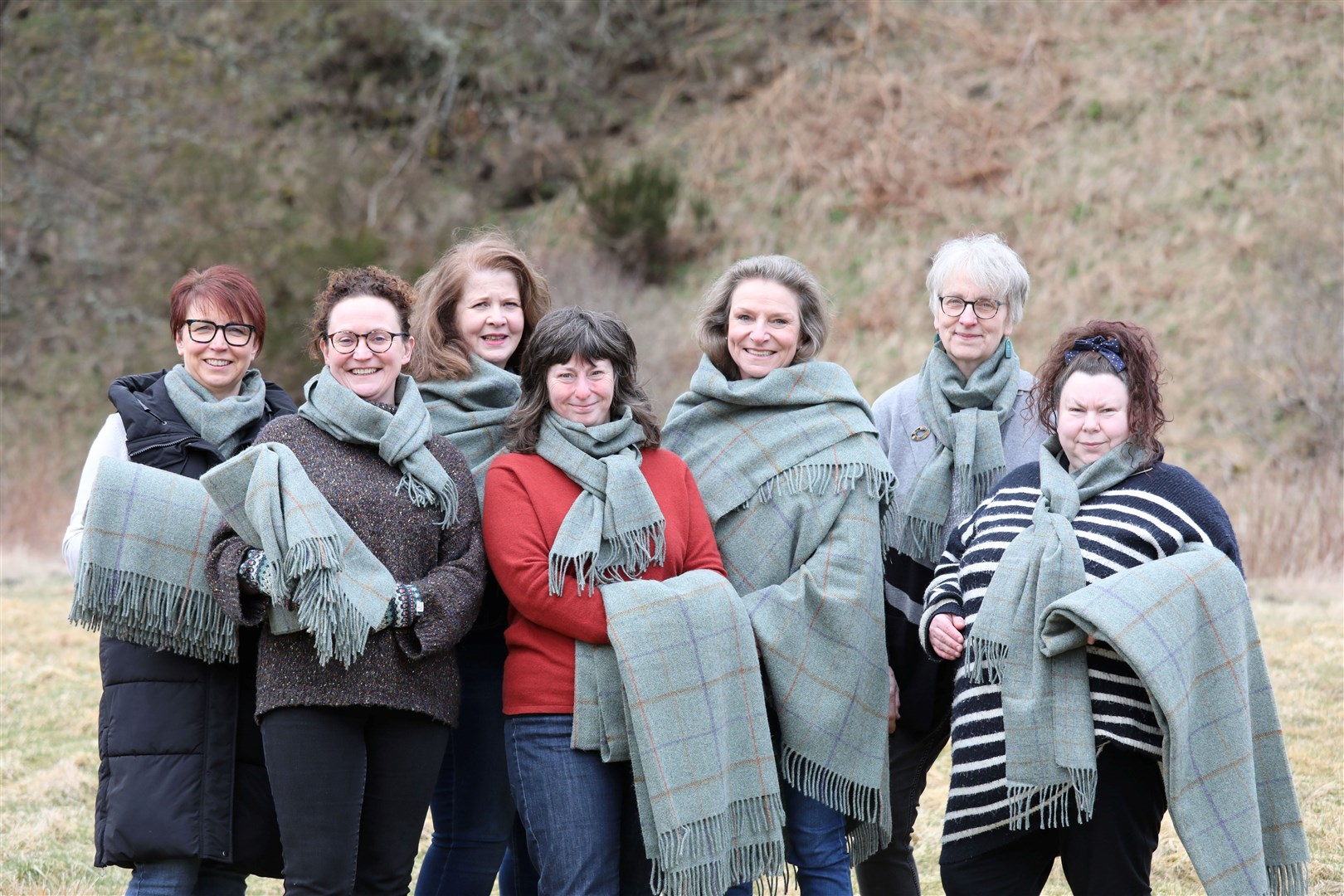 The Cabrach Tweed has been created by the community. Picture: Peter Jolly