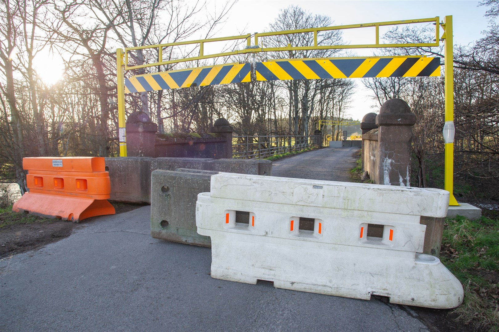 The Cloddach Bridge - near Birnie, south of Elgin - has been closed to all motorised vehicles on public safety grounds for 20 months. ..Picture: Daniel Forsyth..