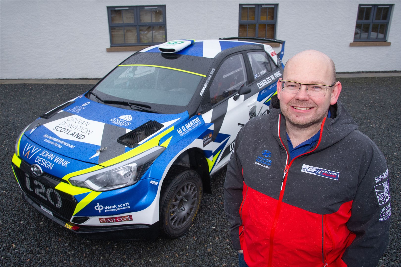 Neil Shanks is clerk for the course for the Speyside Stages rally. Picture: Daniel Forsyth..
