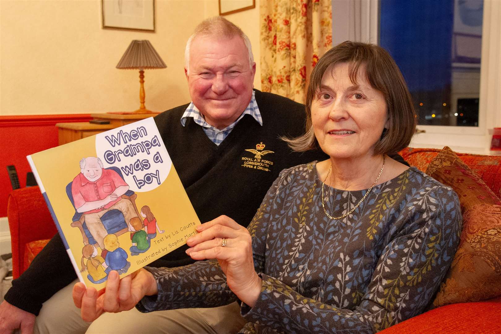Retired surgeon Alastair Coutts, who is the subject of a new charity book entitled When Granpa was a Boy, written by his wife Liz as a special 70th birthday present. Picture: Daniel Forsyth.