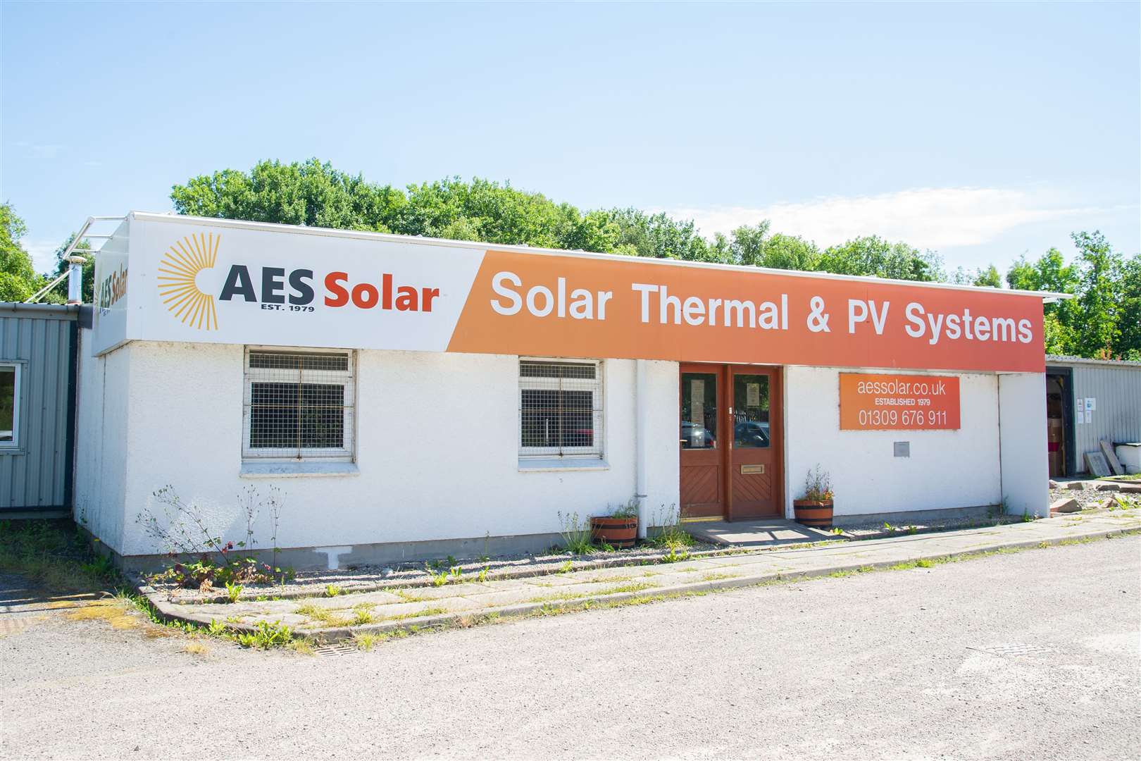 AES Solar in Forres. Picture: Daniel Forsyth