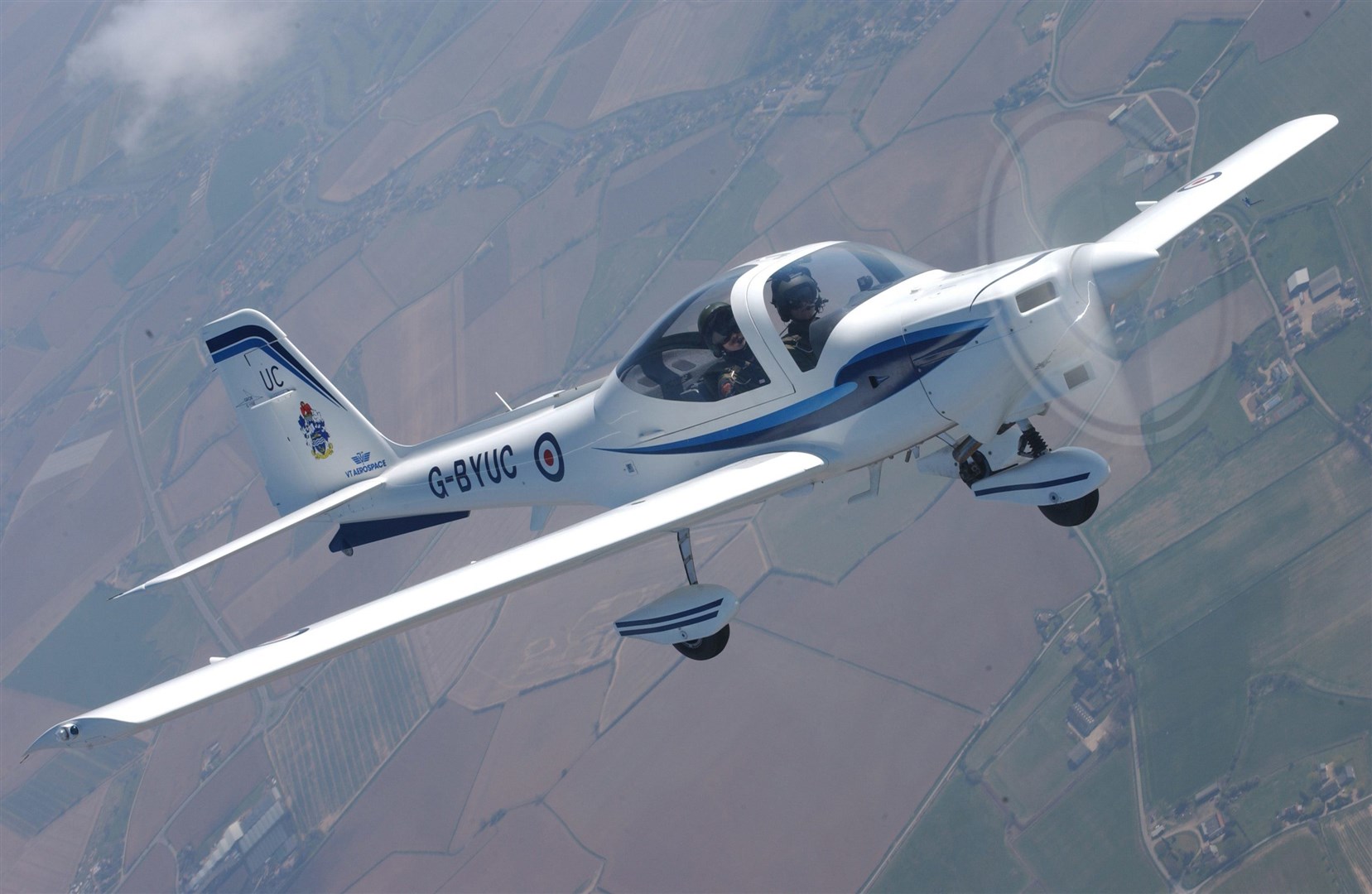 Grob Tutor - the type of aircraft the UGSAS will bring to RAF Lossiemouth for their exercise.