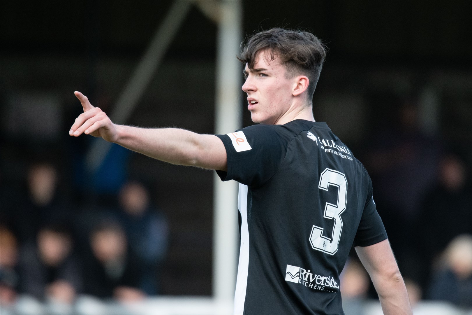 Evan Towler in action for Elgin City during his previous loan spell. Picture: Daniel Forsyth