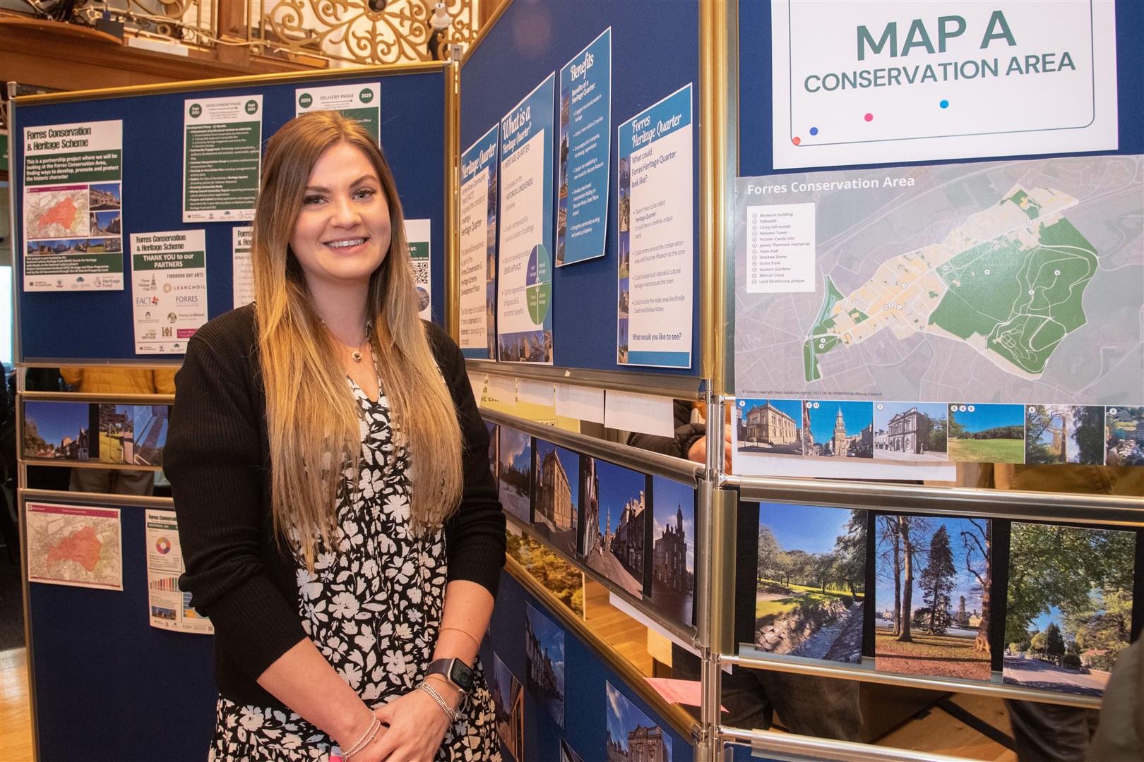 Moray Council development project officer, Kirsty Shand.