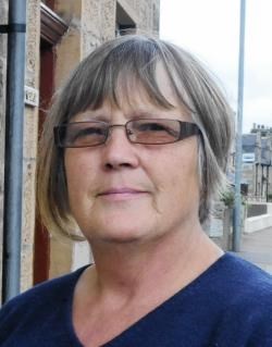 Lossiemouth resident Elizabeth Forsyth says young louts are making her life a misery