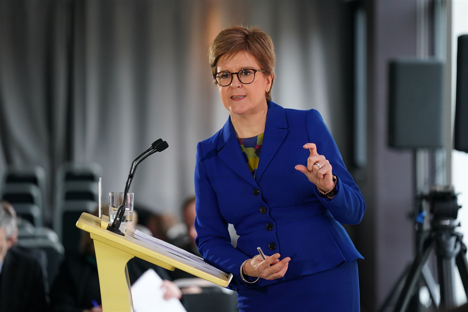 A threat to assassinate Nicola Sturgeon was sent to her office, the court heard (Jane Barlow/PA)