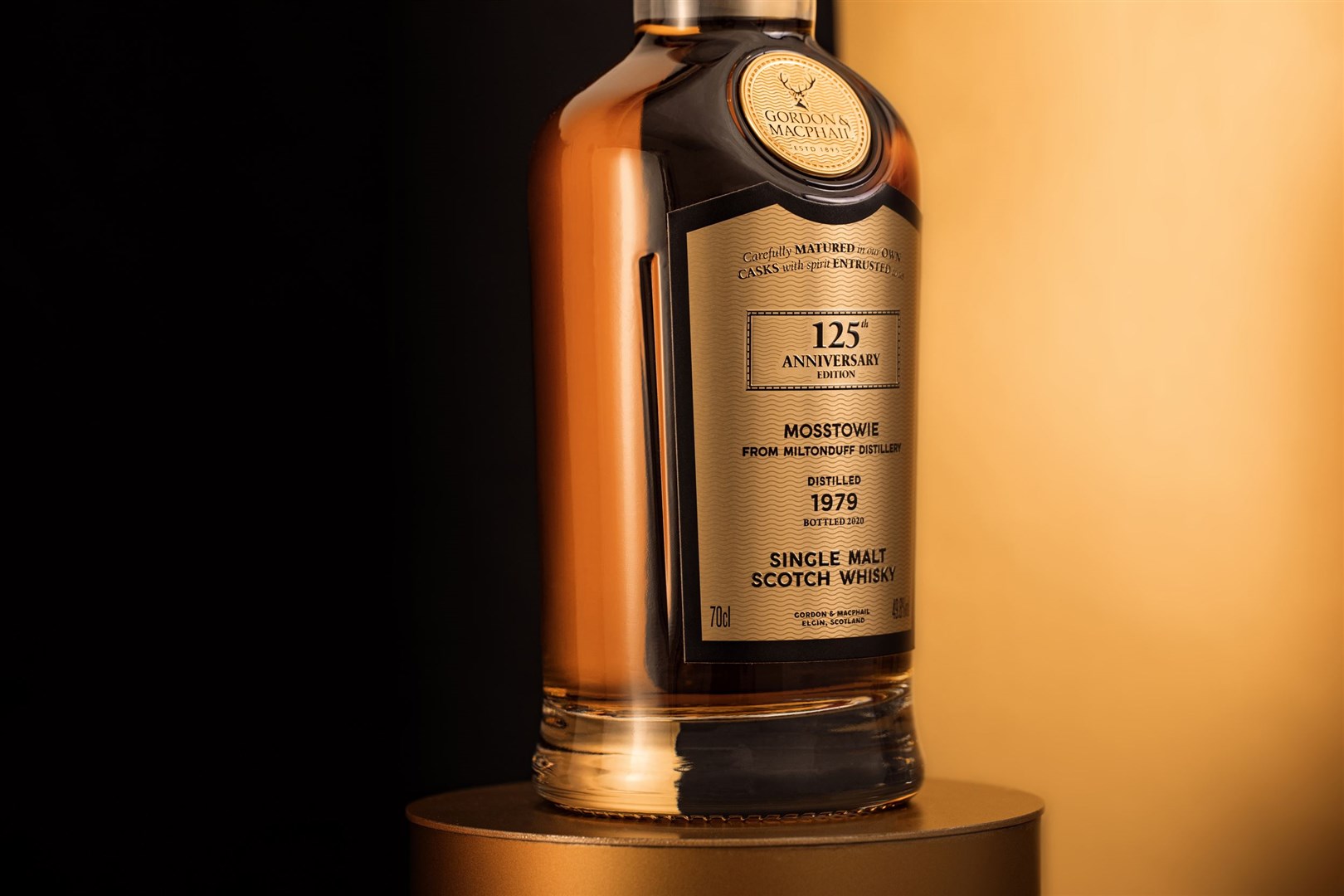Only 164 bottles of Gordon & MacPhail's 1979 Mosstowie, from Miltonduff Distillery, are available worldwide.