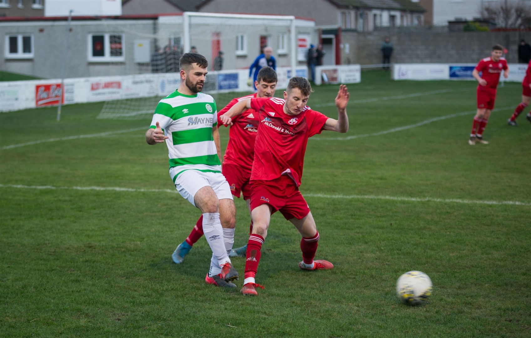 The first Moray derby of the season will take place between Lossiemouth and Buckie Thistle. Picture: Becky Saunderson